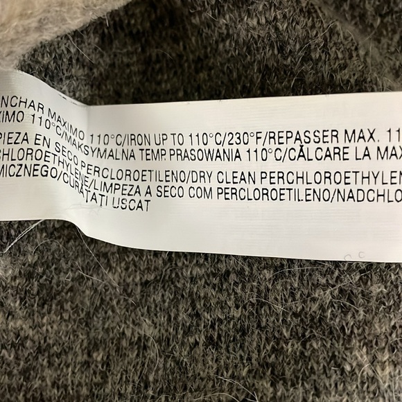 Zara Knit Mohair Blend Pencil Skirt High Waisted Camel Size Small Neutral NWT - Picture 8 of 10